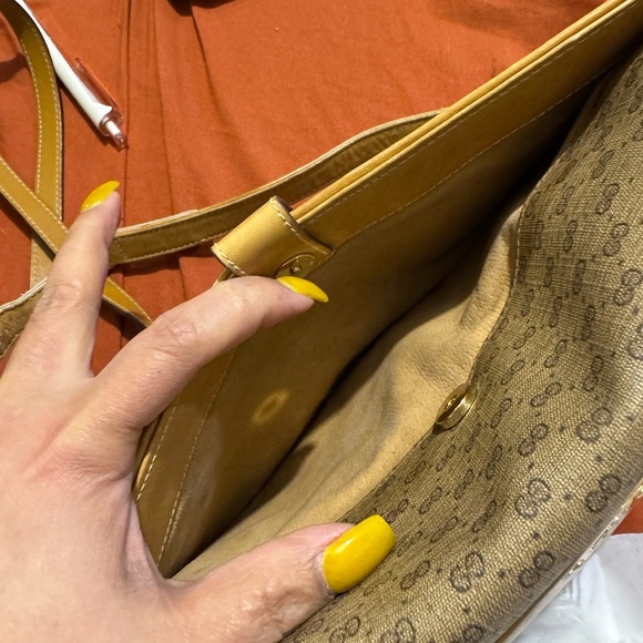 Gucci Patterned Tan and Yellow Women's Bag - Picture 8 of 13
